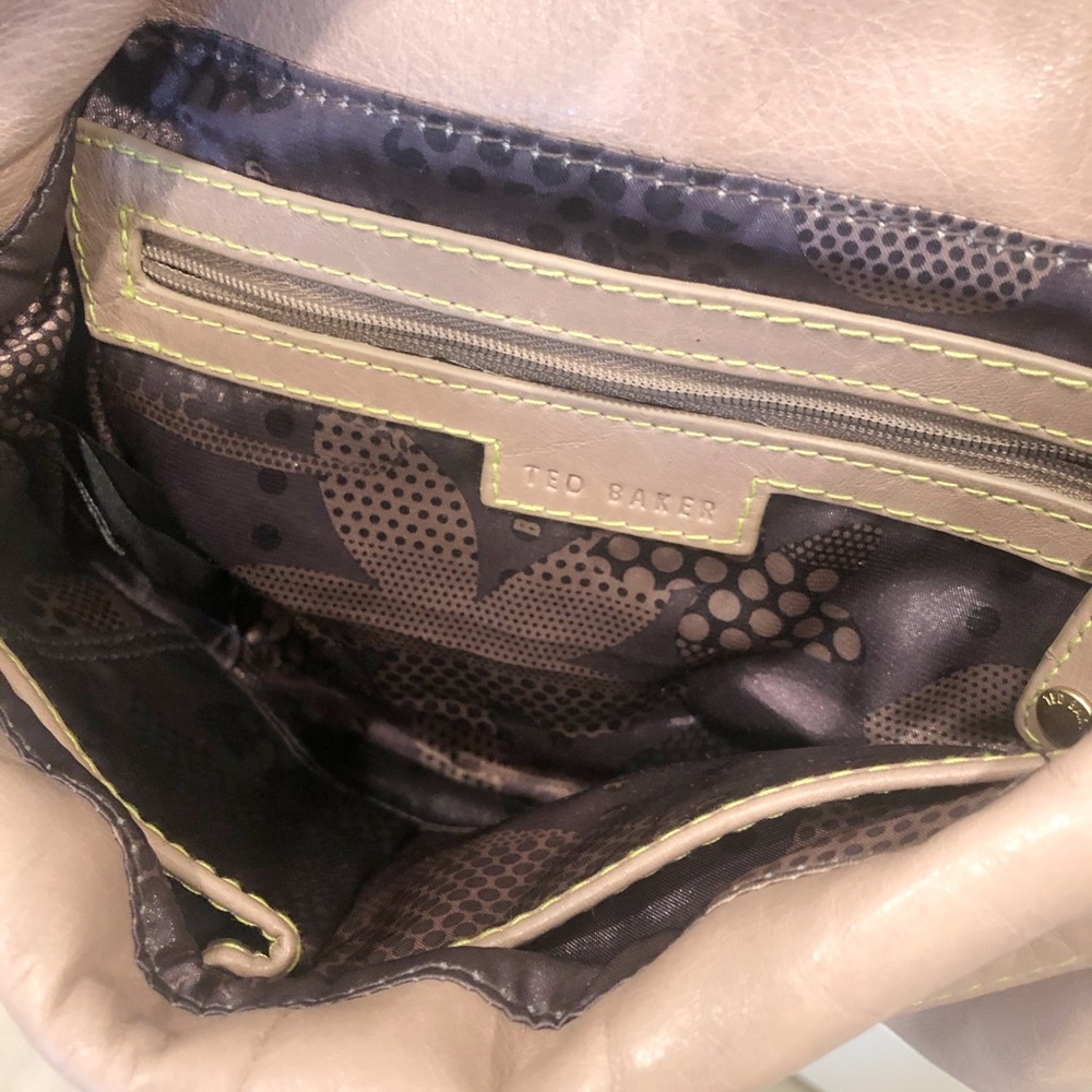 Ted Baker Neon Buckle Leather Shoulder Purse - Picture 4 of 4